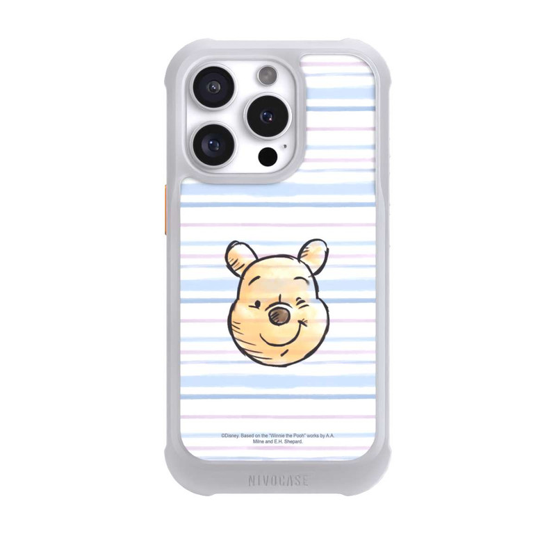 iPhone 16 Pro NIVOmax Winnie Puuh auf Streifen