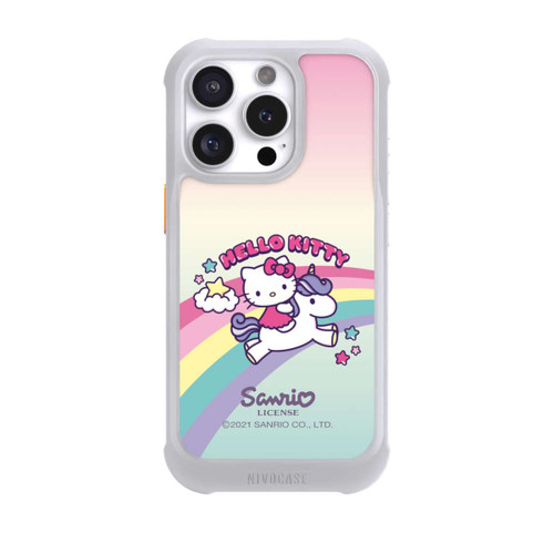 Apple iPhone 16 Pro NIVOmax Hello Kitty Regenbogen 