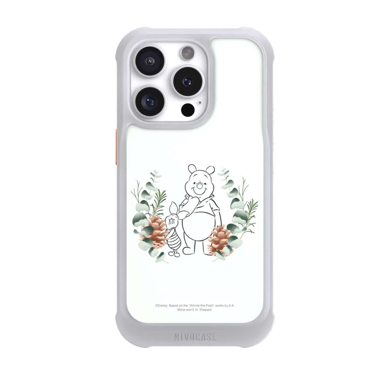 iPhone 16 Pro NIVOmax Grüne Liebe Puuh und Ferkel