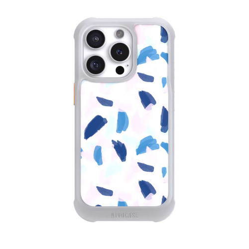 Apple iPhone 16 Pro NIVOmax Peinture bleue et rose