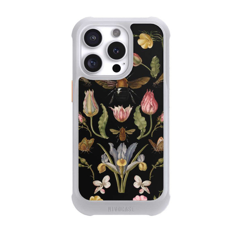 iPhone 16 Pro NIVOmax Wild Flower and Bee Black