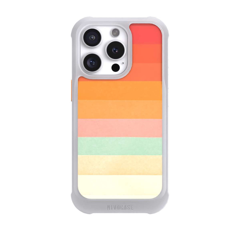 iPhone 16 Pro NIVOmax Regenbogen Chevrons II