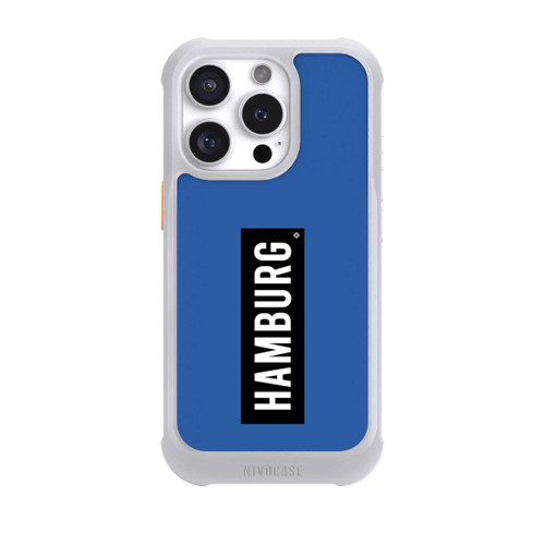 Apple iPhone 16 Pro NIVOmax HSV Hamburg Schwarz Blau