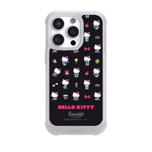 Apple iPhone 16 Pro NIVOmax Hello Kitty 90s Schwarz