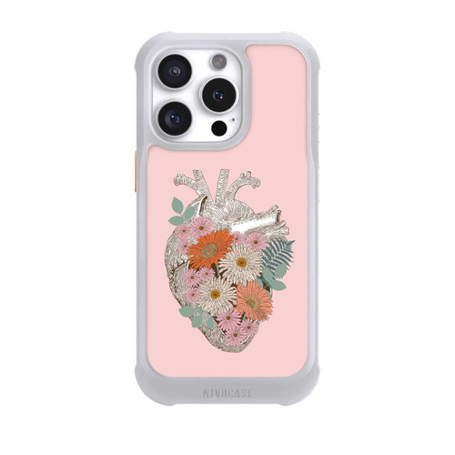 Apple iPhone 16 Pro NIVOmax Cœur Fleuri Vintage