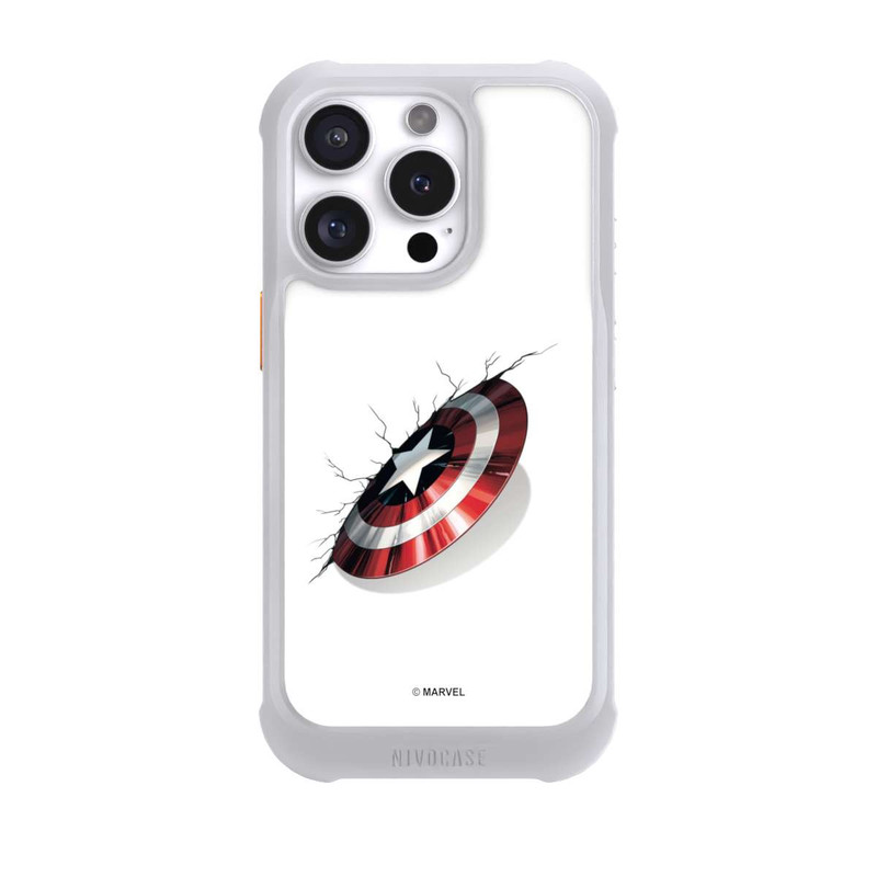 iPhone 16 Pro NIVOmax Captain America Shield Crash