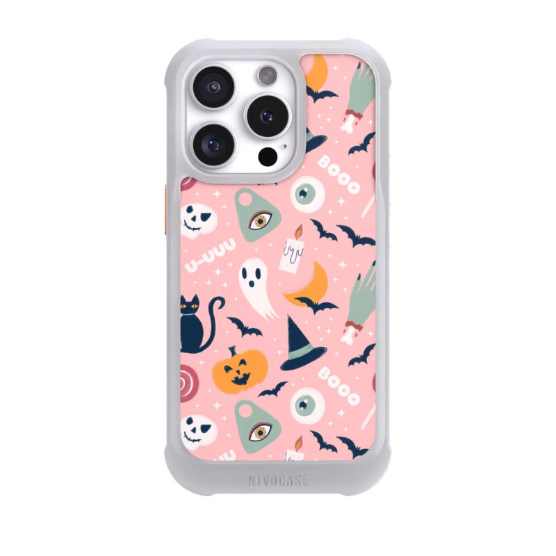 iPhone 16 Pro NIVOmax Cute Halloween Ghosts Pattern