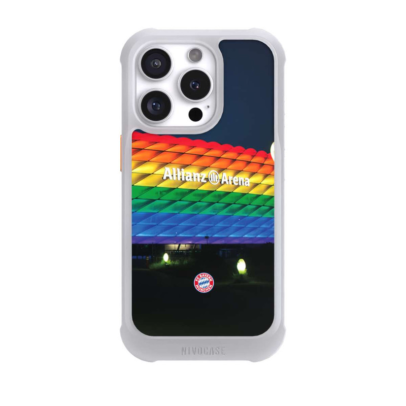 iPhone 16 Pro NIVOmax Allianz Arena Arc-en-ciel