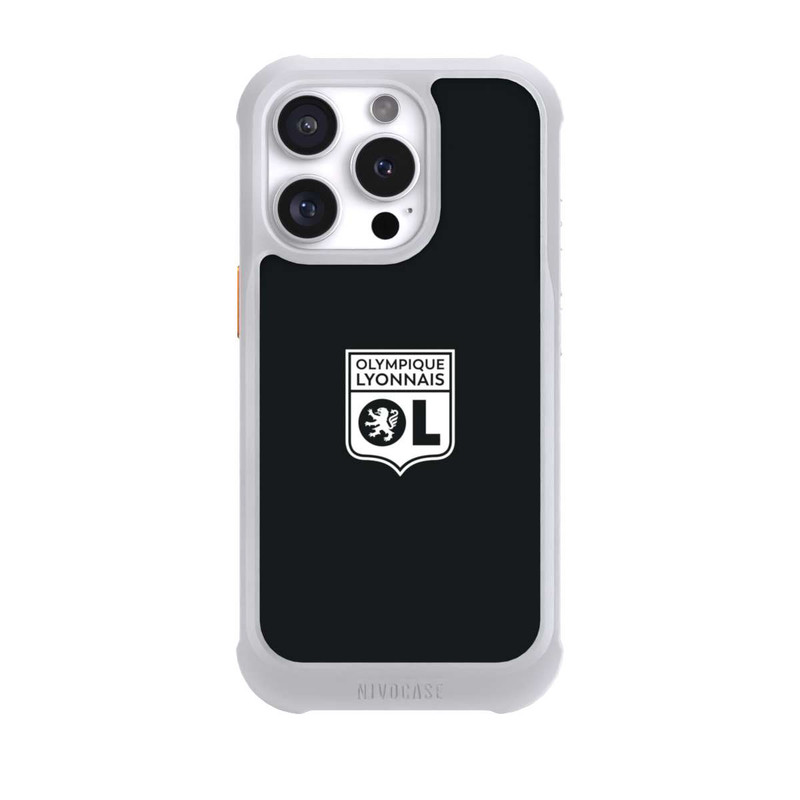 iPhone 16 Pro NIVOmax OL Logo Schwarz und Weiß