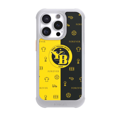 Apple iPhone 16 Pro NIVOmax BSC YB Gelb Schwarz Muster