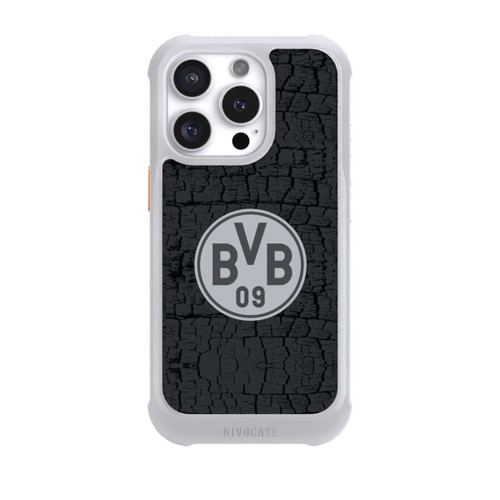 Apple iPhone 16 Pro NIVOmax BVB Trikot Kohle und Stahl