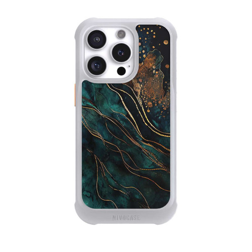 Apple iPhone 16 Pro NIVOmax Gold and Green
