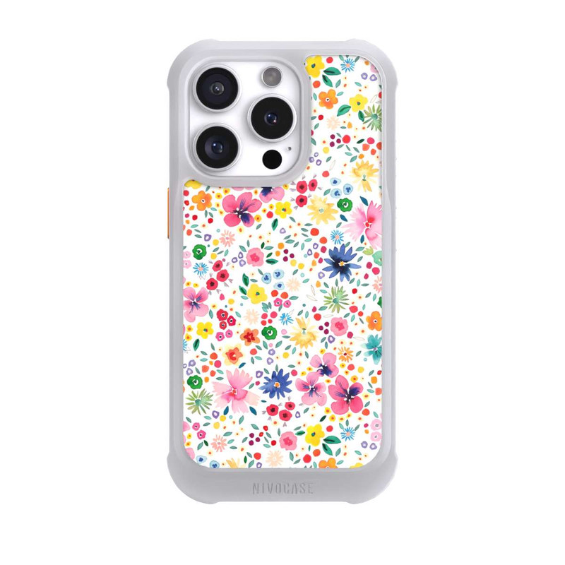 iPhone 16 Pro NIVOmax Millefleurs Pink Spring Garden