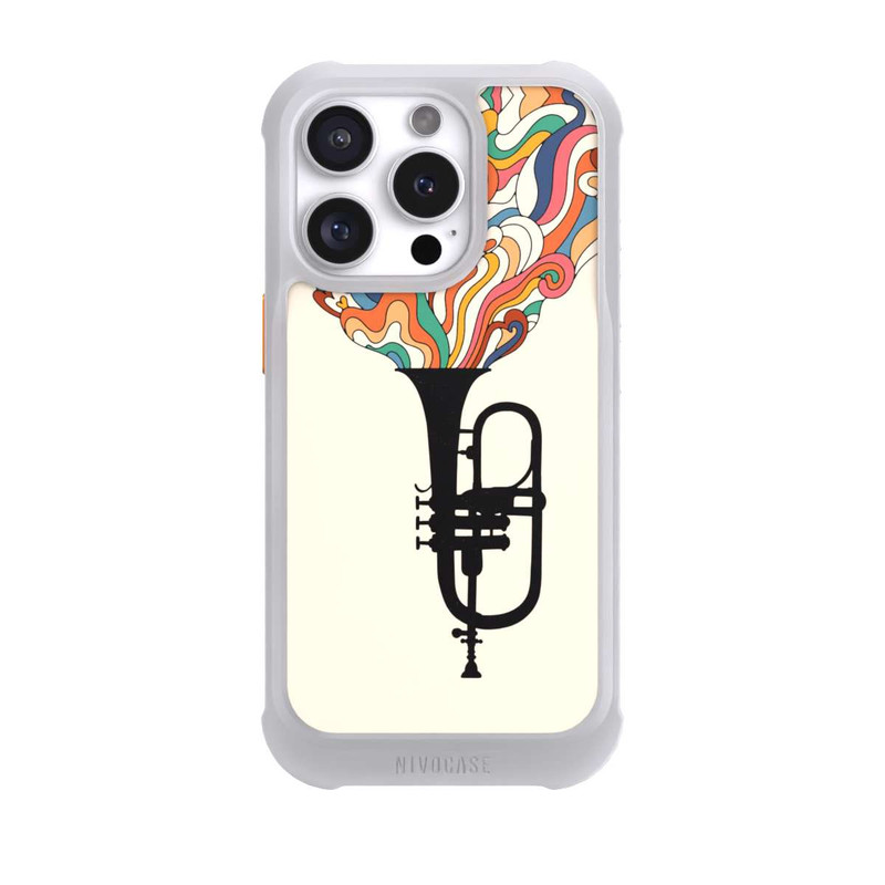 iPhone 16 Pro NIVOmax Flügelhorn Jazz bunt
