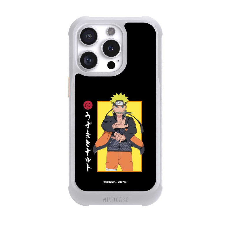 iPhone 16 Pro NIVOmax Naruto Kampfposition Schwarz