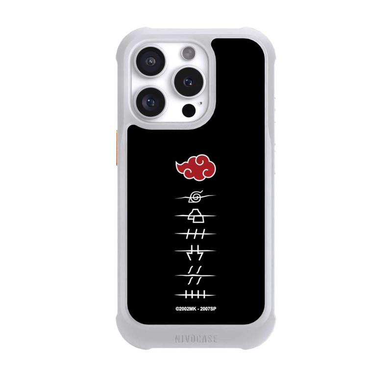 iPhone 16 Pro NIVOmax Akatsuki Mitgliedssymbole Schwarz