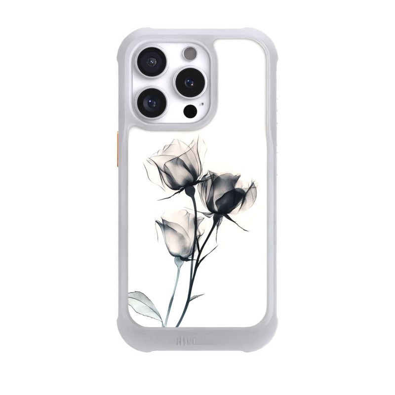 iPhone 16 Pro NIVOmax Schwarze Blume