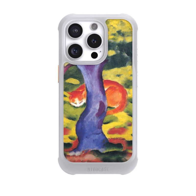 iPhone 16 Pro NIVOmax Katze hinter Einem Baum von Franz Marc