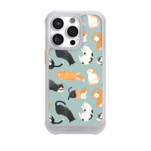 Apple iPhone 16 Pro NIVOmax Cats Pattern