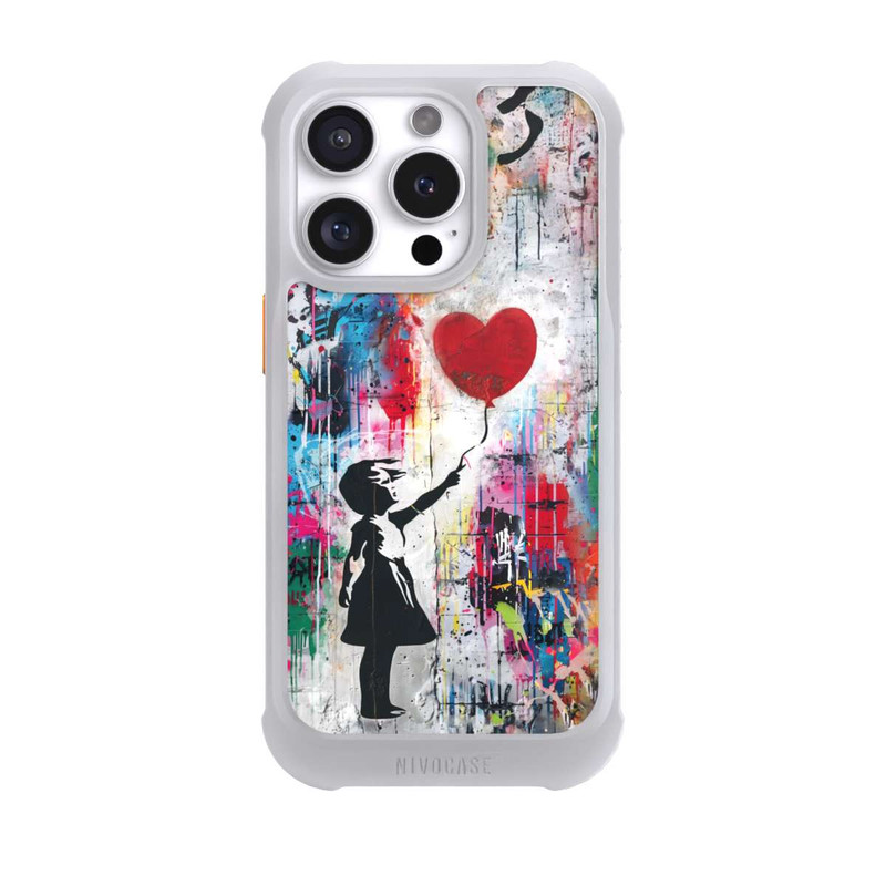 iPhone 16 Pro NIVOmax Balloon Girl Colorful