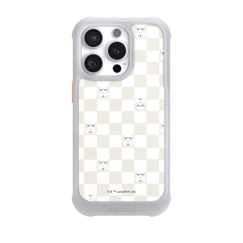 iPhone 16 Pro NIVOmax Stormtrooper Checked Pattern Beige