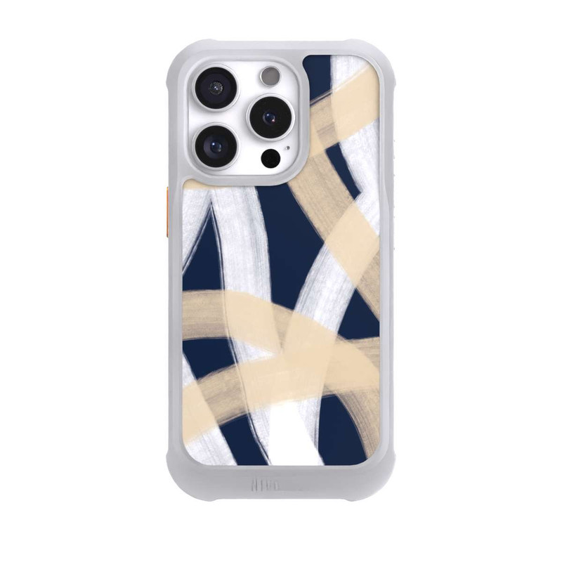 iPhone 16 Pro NIVOmax Laced Up Beije Blue