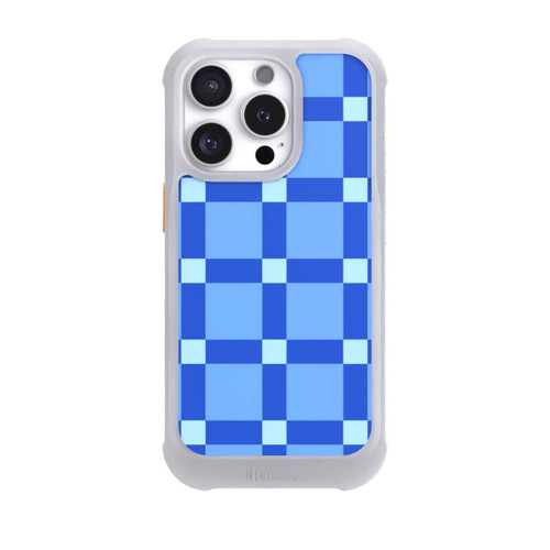 Apple iPhone 16 Pro NIVOmax Big Blue Checked Pattern