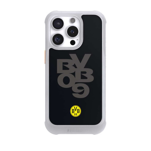 Apple iPhone 16 Pro NIVOmax BVB09 Grau Schwarz