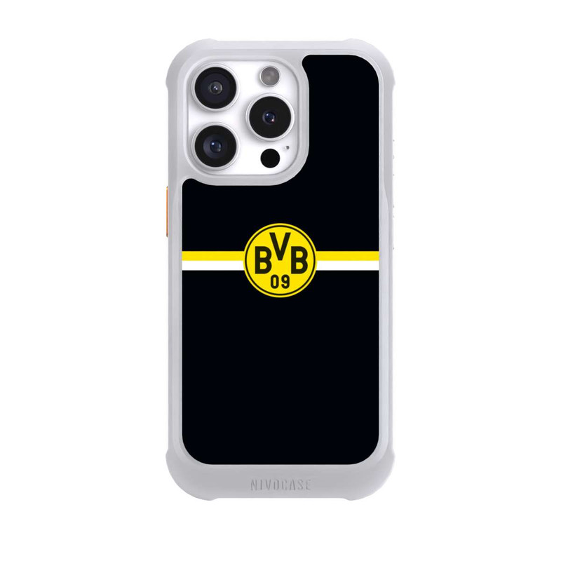 iPhone 16 Pro NIVOmax BVB Logo Stripes
