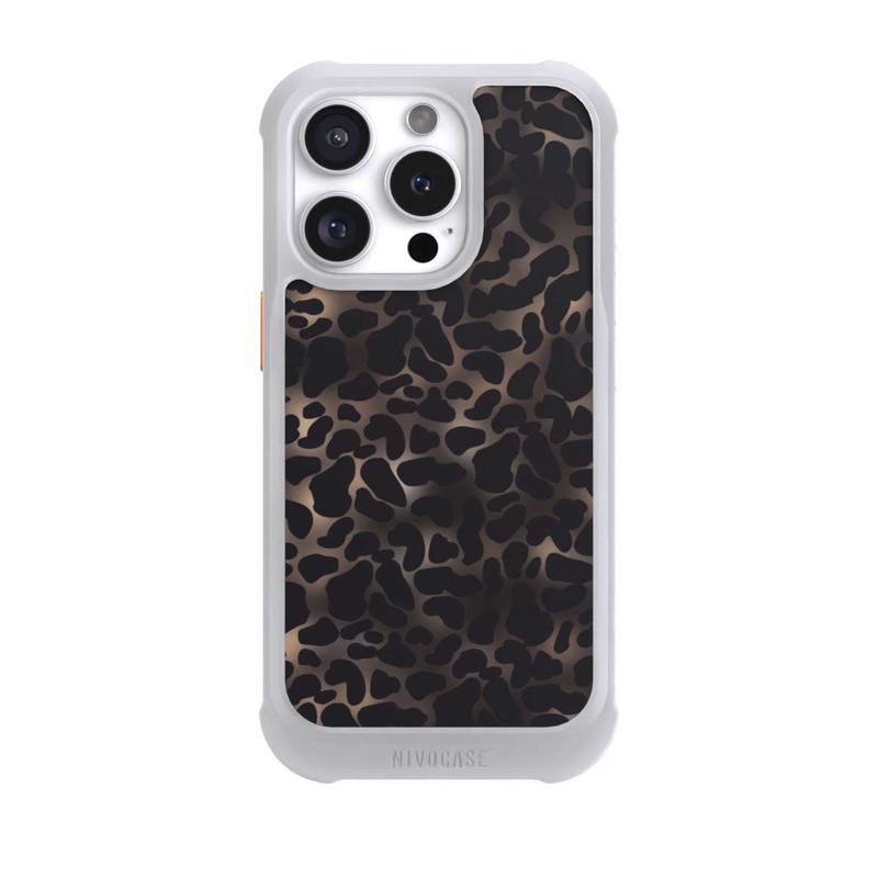 iPhone 16 Pro NIVOmax Leo-Muster dunkel