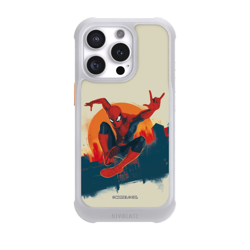 iPhone 16 Pro NIVOmax Spider-Man Hero Force beige