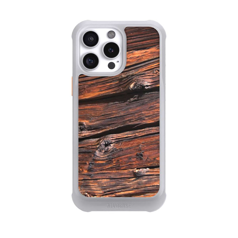 iPhone 16 Pro Max NIVOmax Weathered Wooden Plank