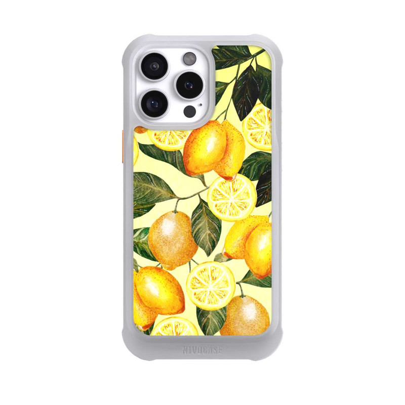 iPhone 16 Pro Max NIVOmax Yellow Summer with Lemons