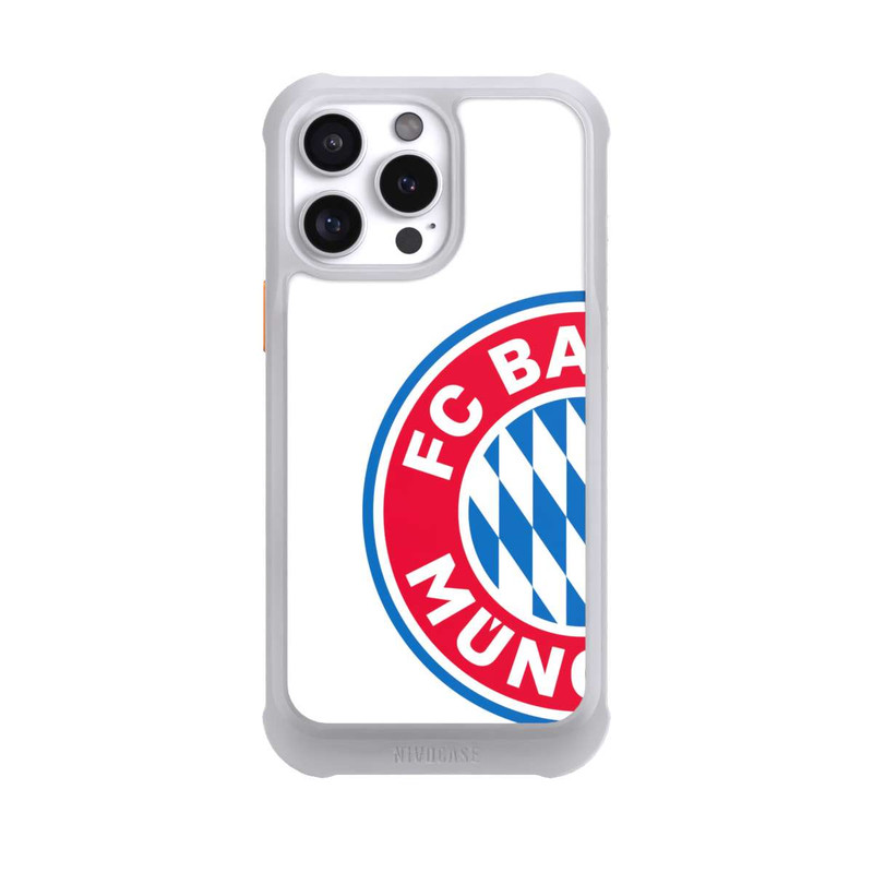 iPhone 16 Pro Max NIVOmax Big FCB Logo white