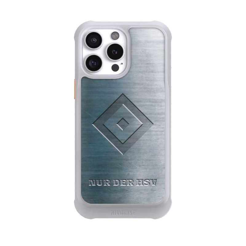iPhone 16 Pro Max NIVOmax Nur der HSV Metalllook