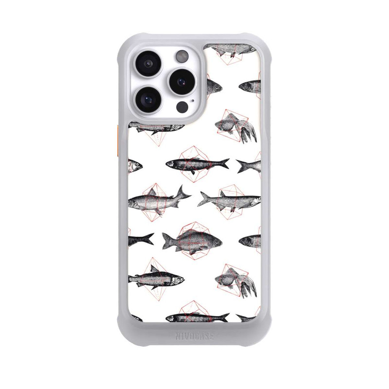 iPhone 16 Pro Max NIVOmax Fische in Geometrie