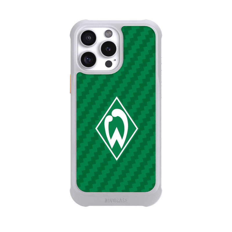 iPhone 16 Pro Max NIVOmax Carbonlook - Werder Bremen