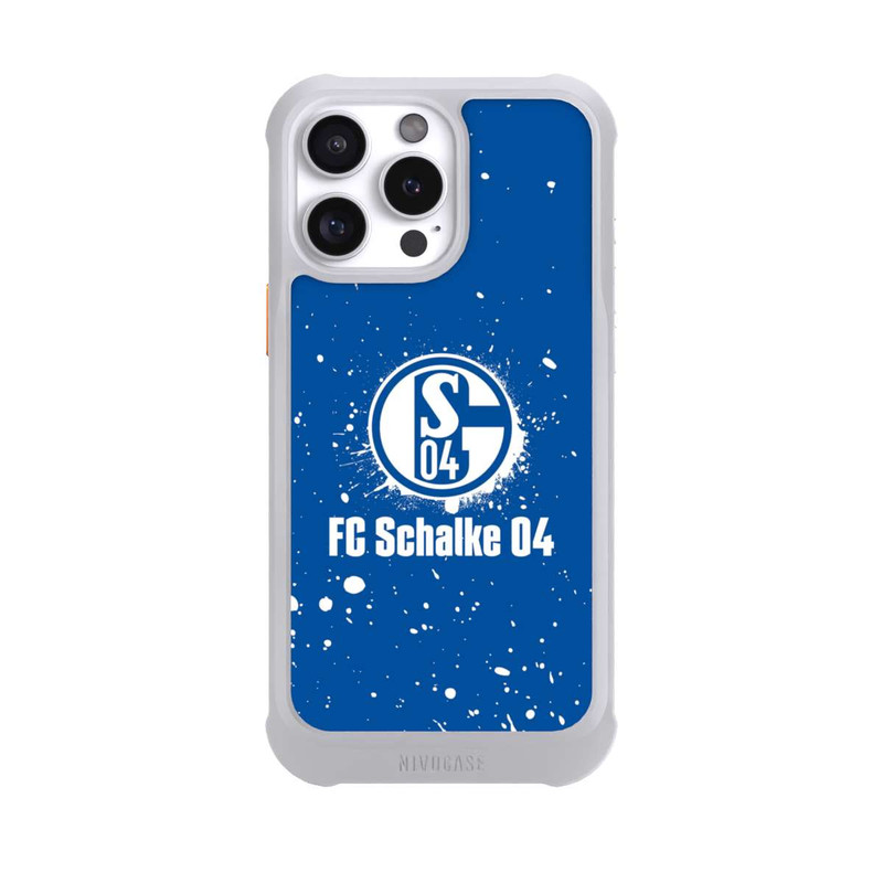 iPhone 16 Pro Max NIVOmax Schalke 04 - Spraylogo