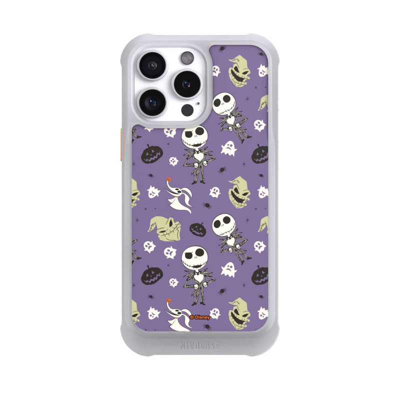 iPhone 16 Pro Max NIVOmax Jack Purple Pattern Tim Burtons Nightmare before Christmas