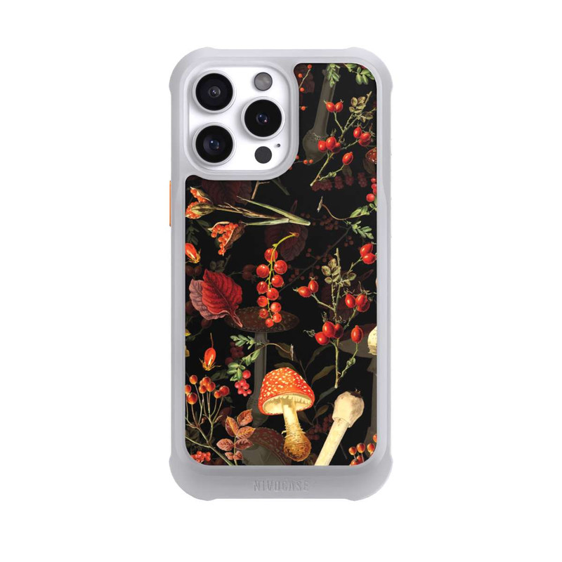 iPhone 16 Pro Max NIVOmax Pilzmuster Schwarz