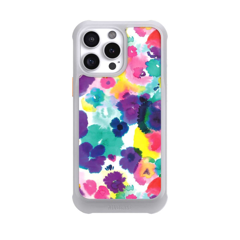iPhone 16 Pro Max NIVOmax Aquarellblumen abstrakt