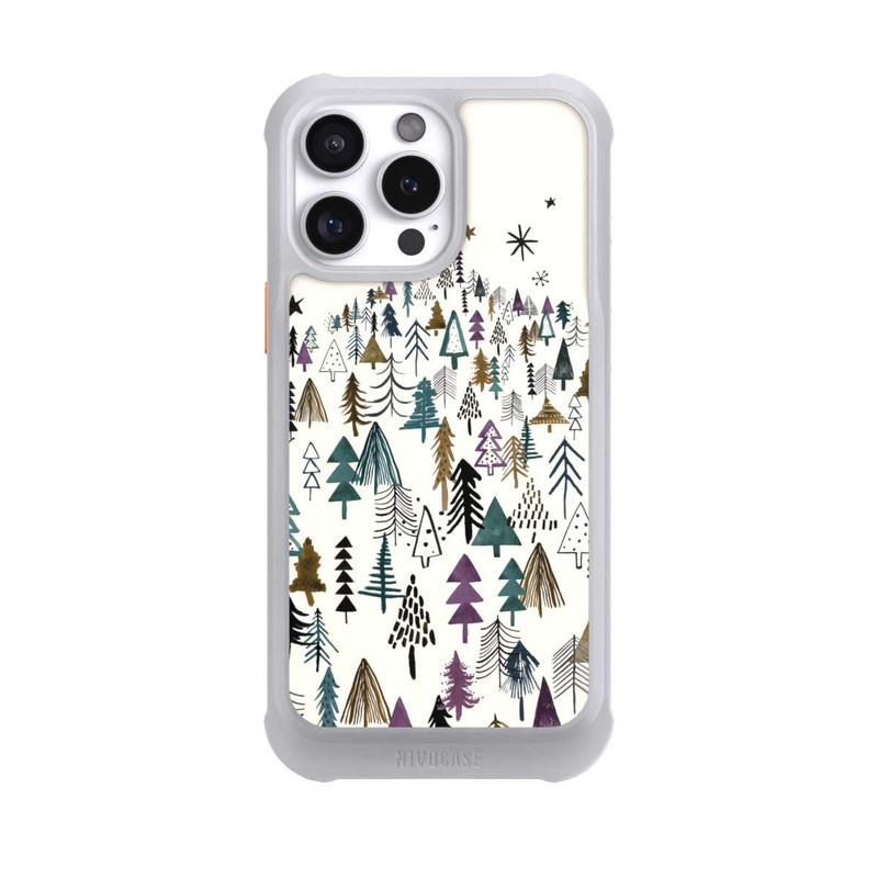 iPhone 16 Pro Max NIVOmax Bergbäume Wald Lila