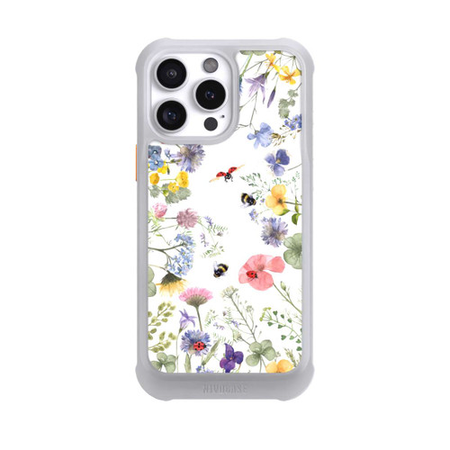 Apple iPhone 16 Pro Max NIVOmax Bunte Frühlingsblumen und Bienen