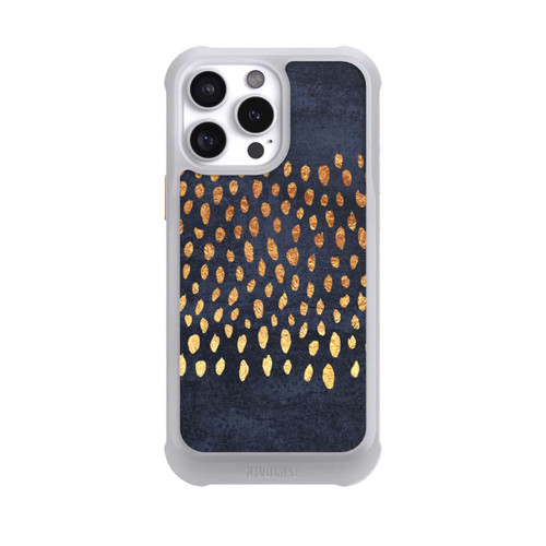Apple iPhone 16 Pro Max NIVOmax Muster Gold und Marine