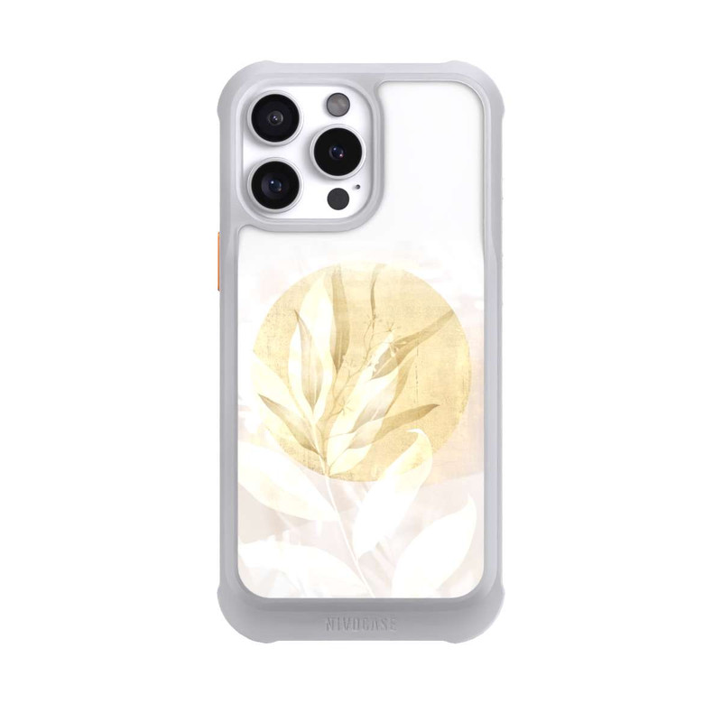 iPhone 16 Pro Max NIVOmax Boho Gold Flower Art