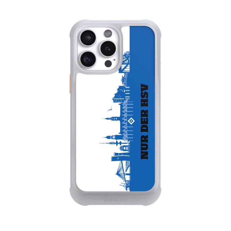 iPhone 16 Pro Max NIVOmax HSV Skyline Blau Weiß