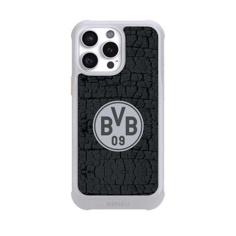 iPhone 16 Pro Max NIVOmax BVB Trikot Kohle und Stahl
