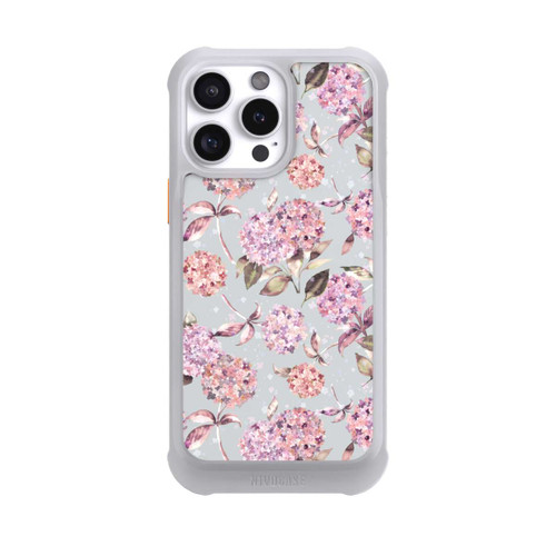 Apple iPhone 16 Pro Max NIVOmax Pastel Magic Hydrangea Floral Watercolor Pink