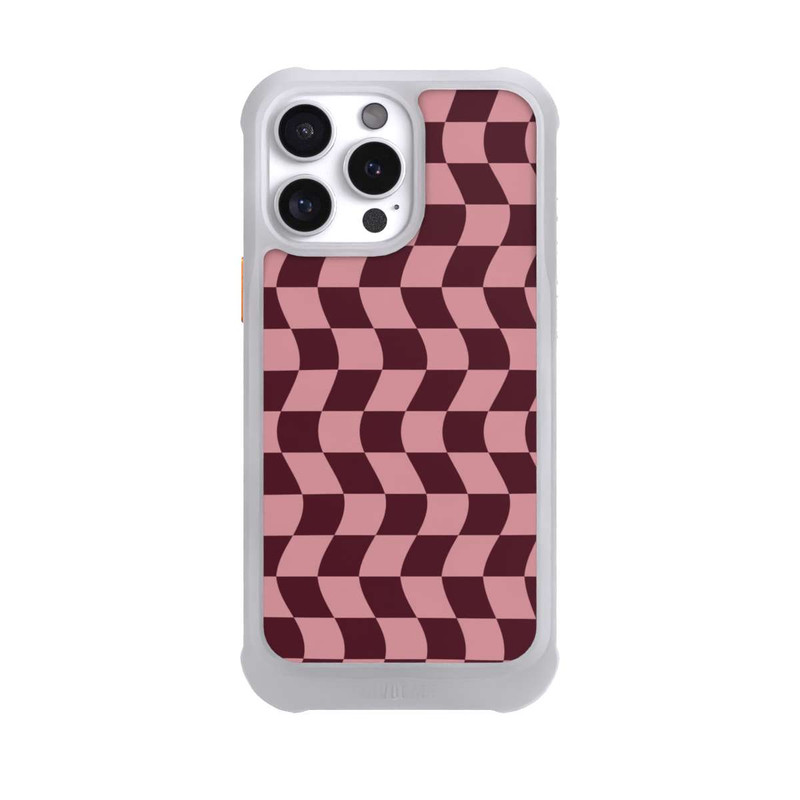 iPhone 16 Pro Max NIVOmax Schachbrett Rot-Rosa