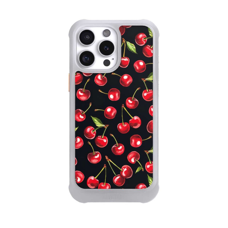 iPhone 16 Pro Max NIVOmax Motif de baies noir avec IA